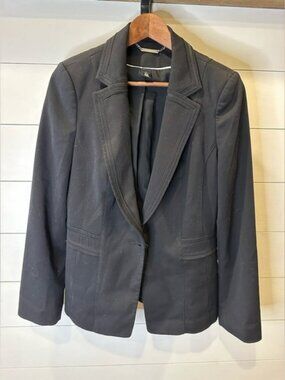 White House Black Market Classic Black Women's Blazer- size 14